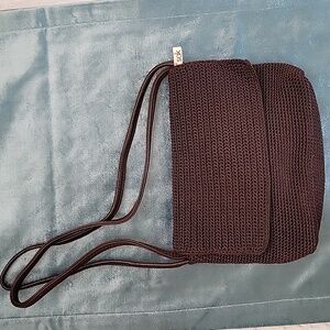 Vintage The Sak Crochet Shoulder Bag | Brown